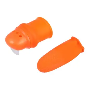 

1Pc Garden Silicone Thumb Knife Separator Finger Knife Harvesting Plant Knife Plant Trim Garden Vegetable Finger Gloves Tools
