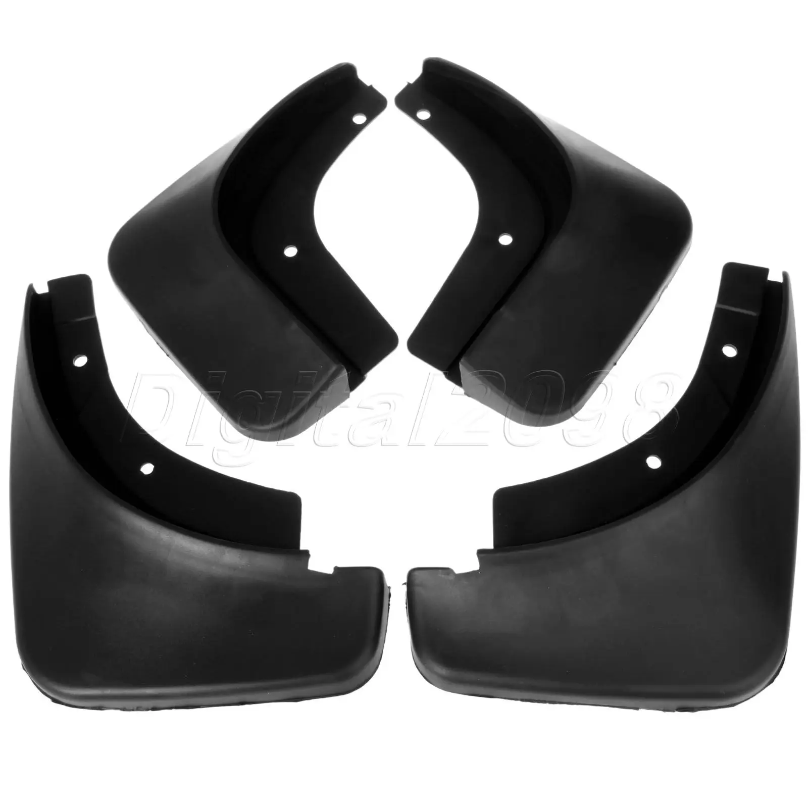 Yetaha Car Mud Flaps Abs Mudguards For Audi A4 (b7) 2005 2006 2007 2008 Splash Guards Fender