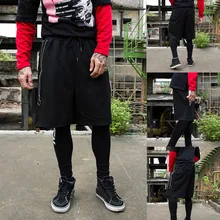 Новые мужские шорты,, повседневные пляжные шорты, летние модные мужские наклейки, эластичные спортивные шорты с карманами, Размер 5XL