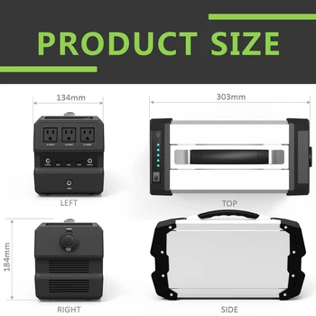 

Winter Season Popular Portable Home Power Station Rechargeable Station Power Bank With Quick Charge USB For Household Using