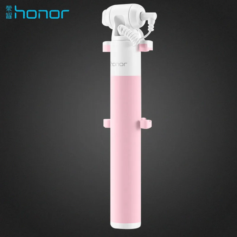huawei Honor селфи палка монопод проводной селфи палка Выдвижная ручной затвор для iPhone Android Oneplus samsung - Цвет: AF11 pink