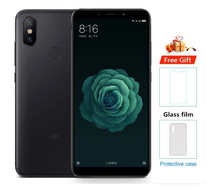 Смартфон Xiaomi Mi A2/6X 6 + 128 ГБ Snapdragon 660 20 МП быстрая зарядка 18 Вт 3010 мАч 4G | Мобильные