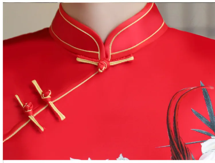 Sheng Coco 5XL размера плюс дамское длинное китайское свадебное платье Cheongsam желтое фиолетовое вечернее платье в восточном стиле 3XL 4XL 5XL