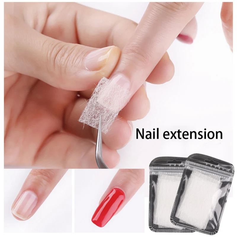 

Wholesale 10 Pcs Nail Art Extension Fiberglass Fiber Paper Free Paper Extension Fast Extension Nail Extension