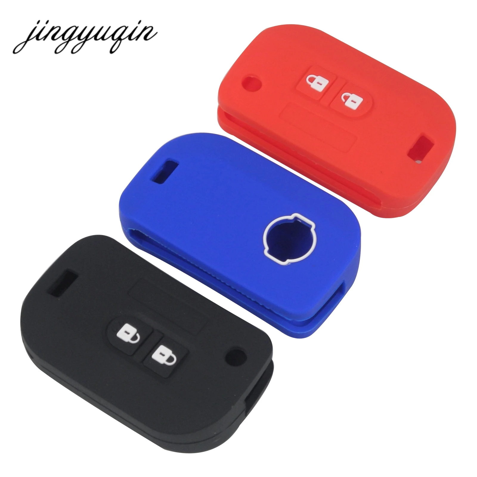 30 шт. для Nissan Qashqai primera Micra Navara Almera Note Sunny Modified Flip Foling Key Cover 2 кнопки силиконовый чехол для ключей от машины