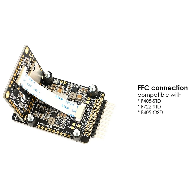 3-6S Встроенный датчик тока 4 BEC и 104A для гоночного дрона RC FPV