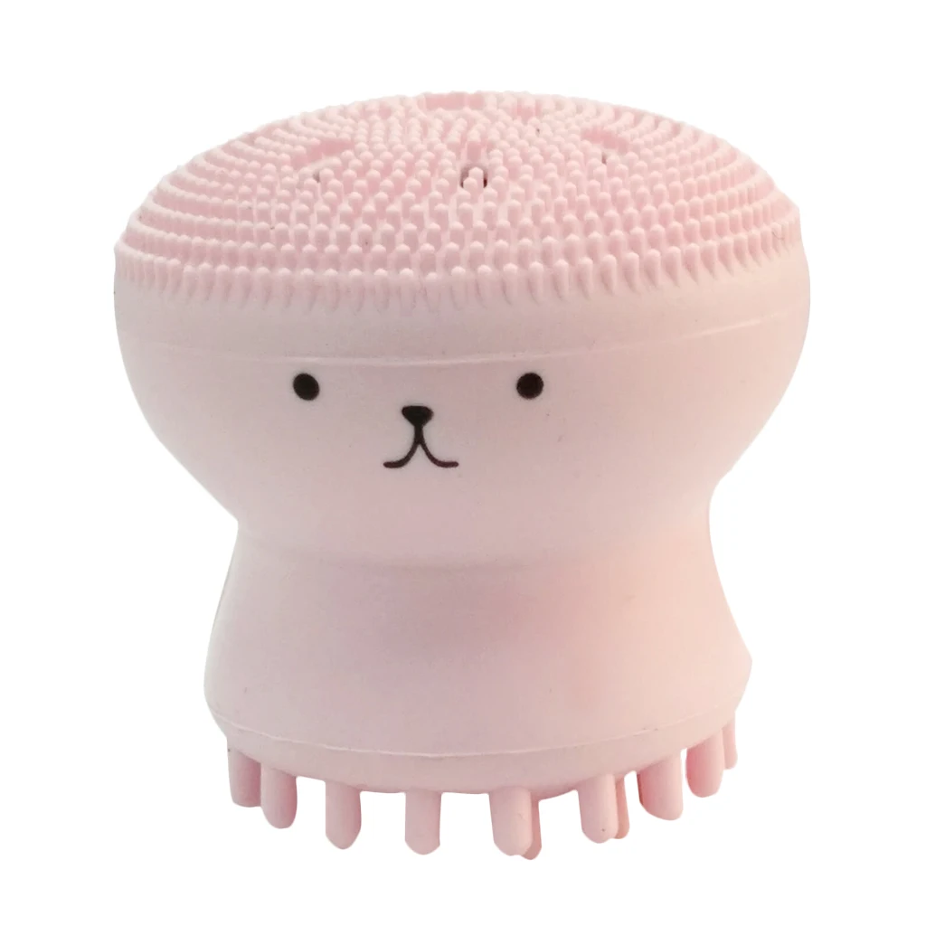 Cute&Clever Octopus-shaped Replacement Facial Skin Care Washing Face Brush Great Gift for Your Mother&Girlfriend.
