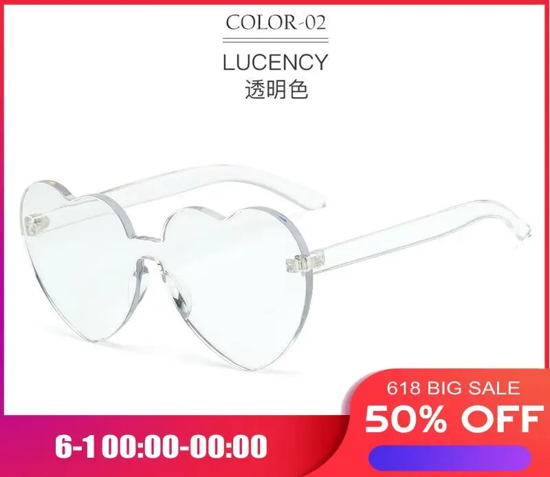 

Pink LOVE sunglasses women Colorful Siamese Heart Crystal Large Frame Glasses Sexy and Charming Women's Sunglasses 2020 Reilles