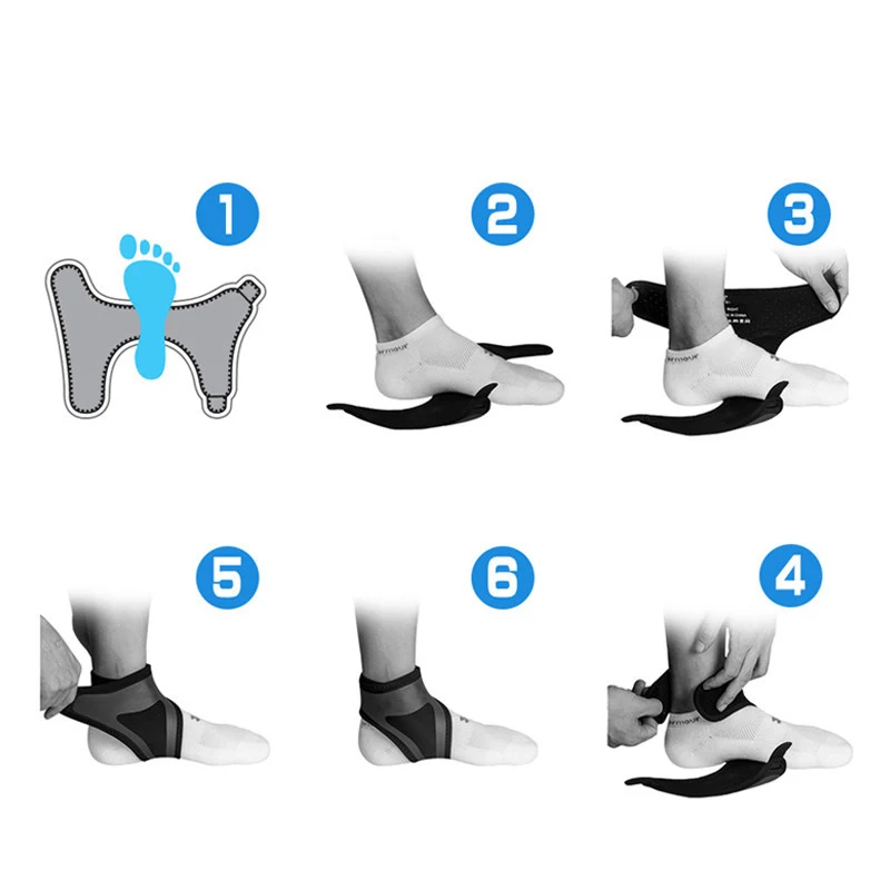 1 Pair Sport Safety Ankle Support Gym Running Football Ankle Joints Protection Black Foot Bandage Elastic Ankle Brace Band Guard