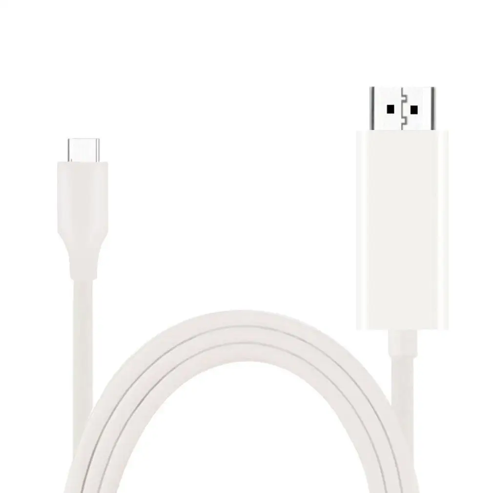 1 м USB C HDMI кабель тип-c к HDMI конвертер 4K 1080P HDMI кабель для MacBook LN