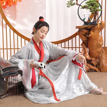 

Classical Chinese Traditional Fairy Cosplay Costumes Swordsman Clothing Tang Dynasty Ancient Costumes Hanfu Folk Dance Clothes