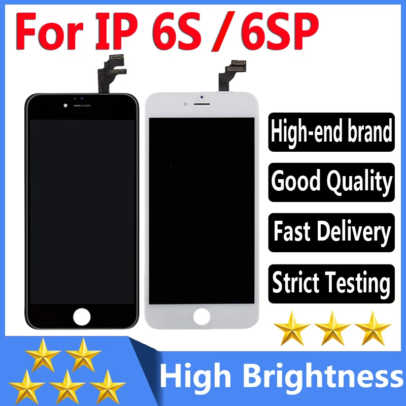 

AAA Quality LCD for iphone 6S LCD Display Screen Good 3D Touch Digitizer Assembly for iphone 6SPlus LCD White Black