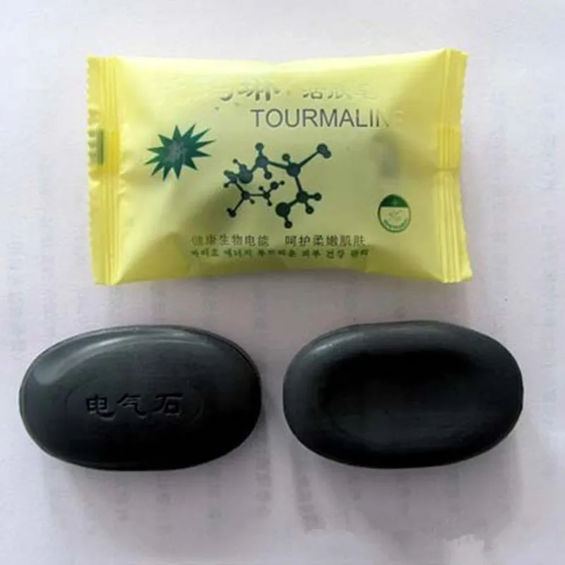 Tourmaline-Soap Soap-Face Bath Shower-Beauty Healthy Body Care And 1pcs Gifts-Accessories