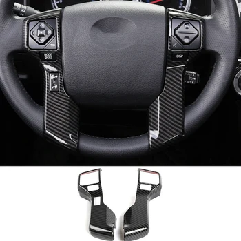 

Car Carbon Fiber Steering Wheel Frame Panel Cover Trim for Toyota 4Runner 2010-2019