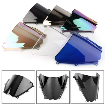 

GSX1000R Motorcycle Windscreem Wind Deflectors Windshield Windproof Double Bubble for SUZUKI GSXR 1000 GSXR1000 k7 2007 2008