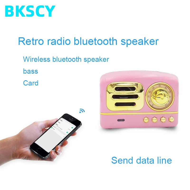 

Bkscy Bluetooth Wireless speaker Loudspeaker Sound System 10W stereo Music surround Bluetooh Speaker FM Radio TF