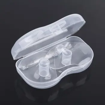 

2Pcs Ultra-thin Soft Silicone Nipple Shield Protector Baby Breast Milk Feeding