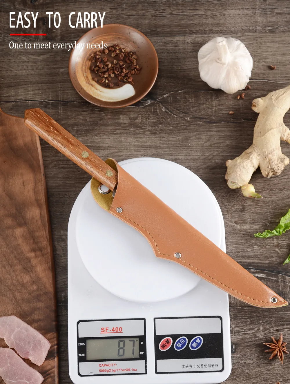 带皮套黄木柄不锈钢3cr13剔骨刀详情英_08