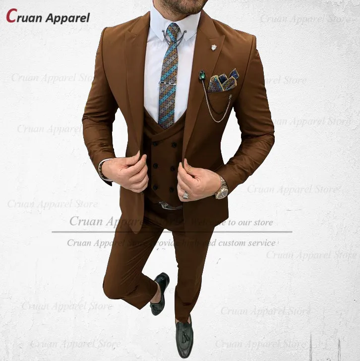 20 Colors Casual Blue Blazer Men Tailor-Made Suit Jacket Slim Fit Groom  Groomsmen Wedding Coat Orange Business Party Tops 1Pcs - AliExpress