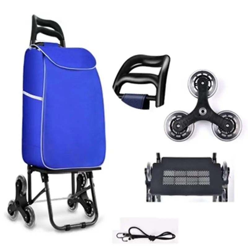 MODEL N Тележка Carro Plegable Carello Carrello Carrito Table Carrello Cucina Chariot De Courses Avec roulets Mesa Cocina, Кухонная Тележка для покупок - Цвет: MODEL N