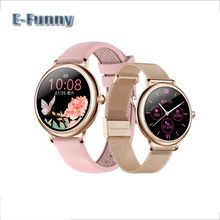 

IWO PRO 2021 CF80 Women Smart Watch 1.08 inch Full touch Screen IP67 Waterproof Heart Rate Blood Pressure Smartwatch PK NY12