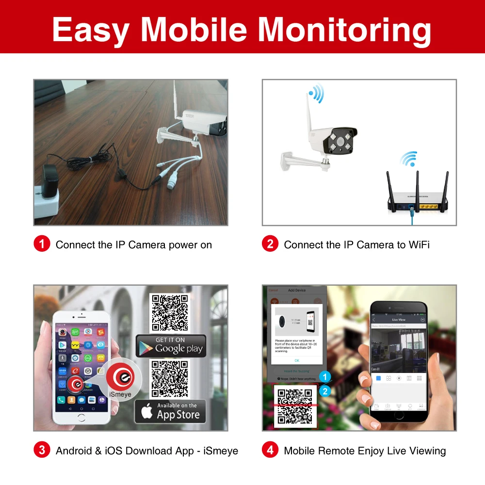 1080P Wi-Fi ip-камера Onvif 2.0MP HD уличная Водонепроницаемая инфракрасная камера ночного видения для видеонаблюдения