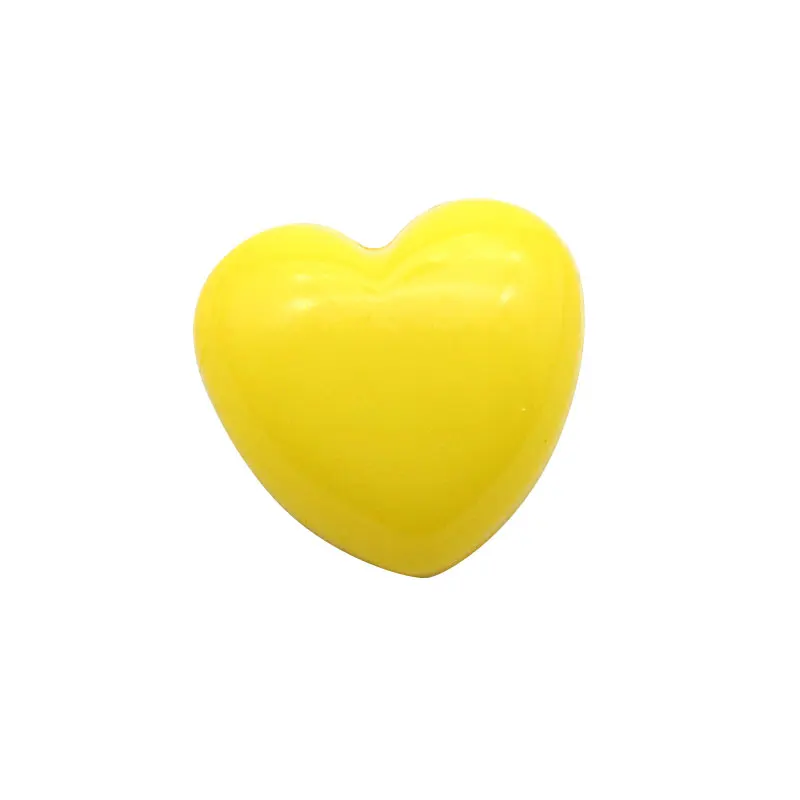 16Pcs/Lot High Quality Acrylic Color Button Children's Clothes Dress Knitted Sweater Pajama Buckle Heart-Shaped Love Decorative 5