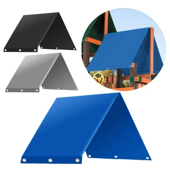 

Waterproof Shade Canopies Cover Replacement Tarp Roof Kids Playground UV Protector YU-Home