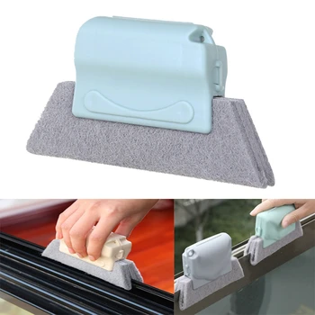 

1PCS Creative Hand-held Window Groove Cleaning Brush Multipurpose Window Slot Door Track Cleaning Brush Home Cleaning Supplies