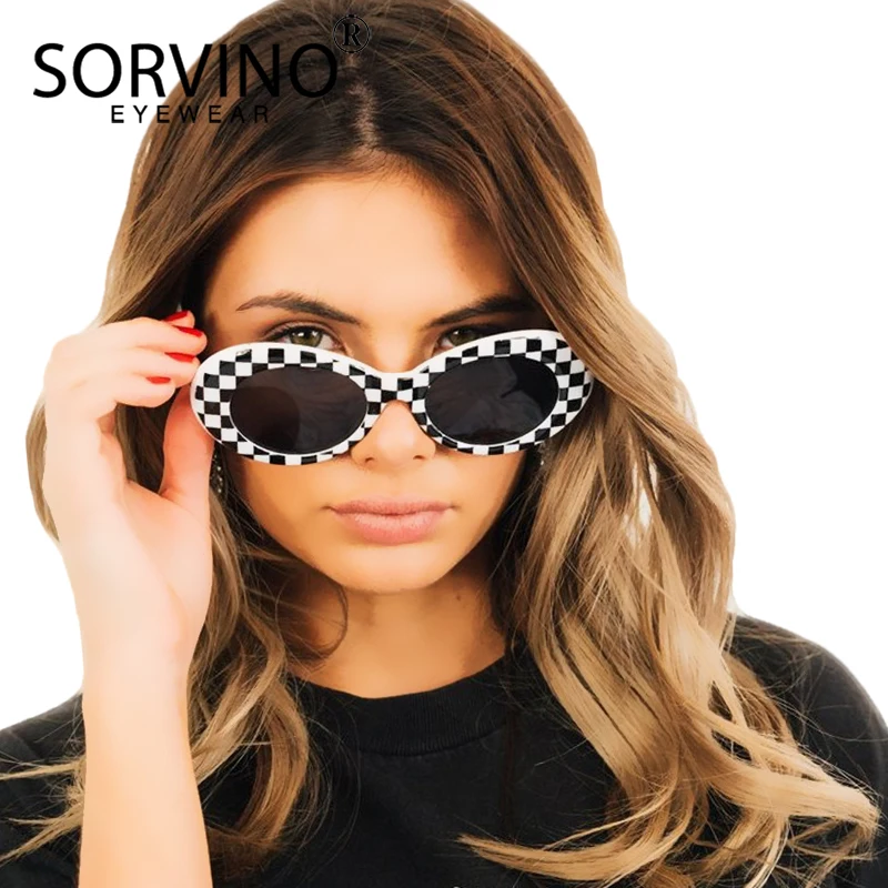 Мужские и женские очки Sorvino Овальные Солнцезащитные в стиле ретро модель 2020 года