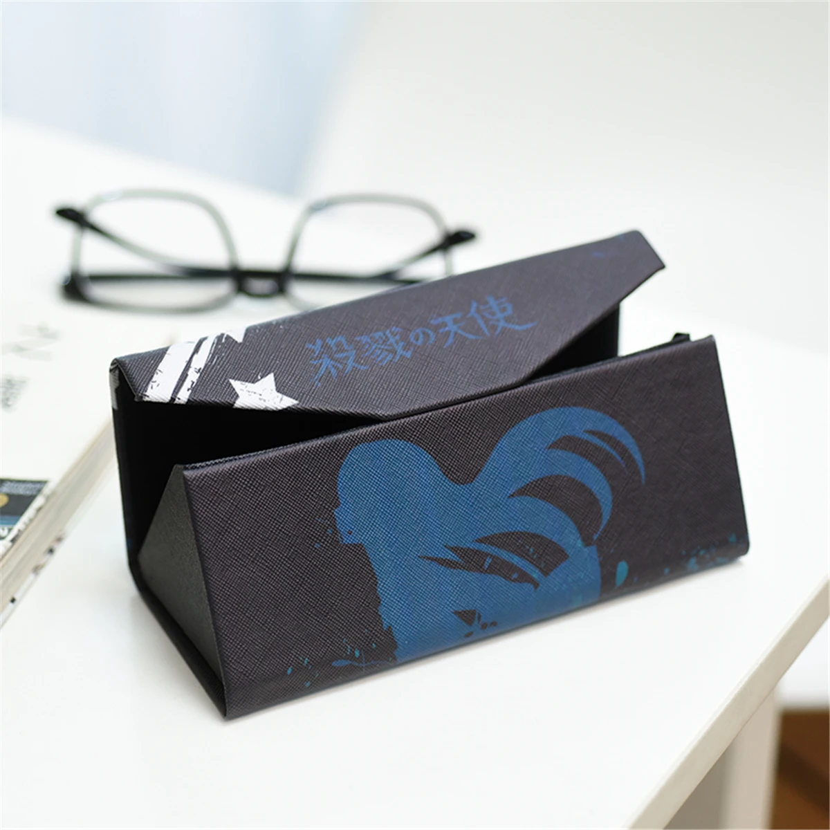 Japanese Style Cartoon Anime Angels of Death Rachel Gardner Glasses Eyewear Case Cover Portable Protector Pencil Bags