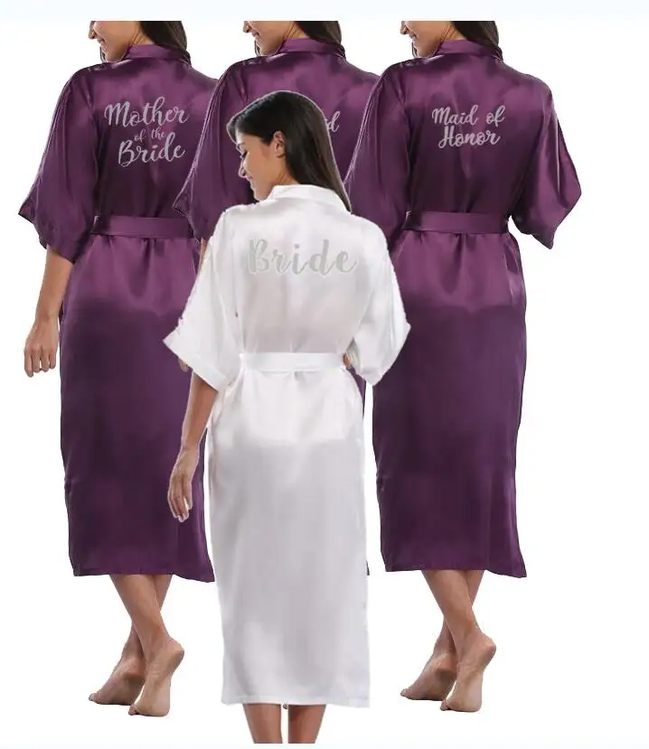 royal purple robe mother of the bride robes grey writing women wedding