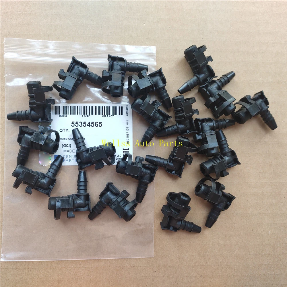 

100PCS THERMOSTAT THROTTLE BODY Pipe HOSE Connector 55354565 Connecting plug For CHEVROLET CRUZE 1.8 Sonic Opel Astra Zafira