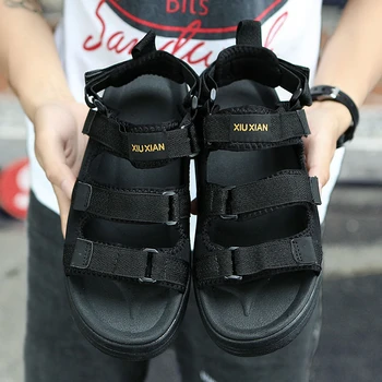 

Men Sandals Women Male Light Shoes Woman 2019 Black Fashion Leisure Breathable Hot Sale Lover Slippers Sneakers Sandal Outdoor
