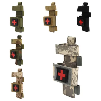 

Flashlight Scissors Hanging Bag Outdoor Hiking Portable First Aid Quick Slow Release Buckle Tactical Emergency Tourniquet Strap