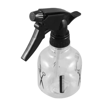 

250ml Black Clear Plastic Hairdressing Trigger Spray Bottle