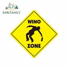 ^#Cheap EARLFAMILY 13cm x 13cm for Wino Crossing Sign Zone Funny Car Stickers Vinyl Sunscreen RV VAN Fine Decal JDM Car Accessories ^#Cheap EARLFAMILY 13cm x 13cm for Wino Crossing Sign Zone Funny Car Stickers Vinyl Sunscreen RV VAN Fine Decal JDM Car Accessories