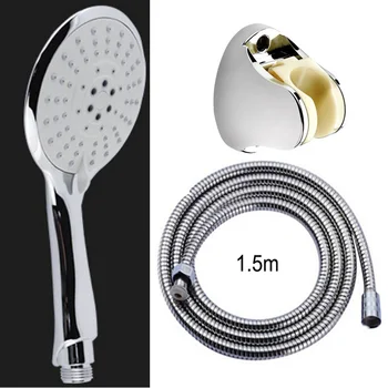 

Shower Head Set Handheld Multiple Adjustable Functions Rain Water-saving Showerhead Bath Shower Head With Large Mirror Surface