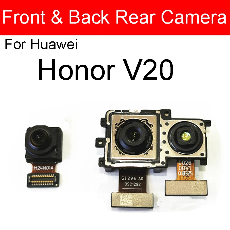 Фронтальная задняя камера для Huawei Honor V20 PCT-L29 малая лицевая и основная гибкий