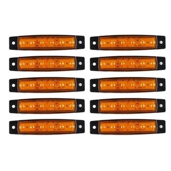 

Bus Side Marker Light Boat Indicators Lamp Amber Accessories Waterproof 12V/24V