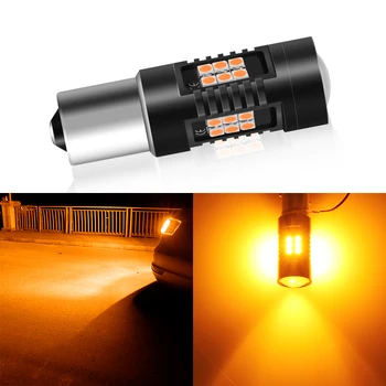 

1X Car Led Bulb Canbus T20 7443 W21 / 5W T25 3157 1156 BA15S P21 / 5W BAY15D Auto Car Reversing Light 12V White Yellow