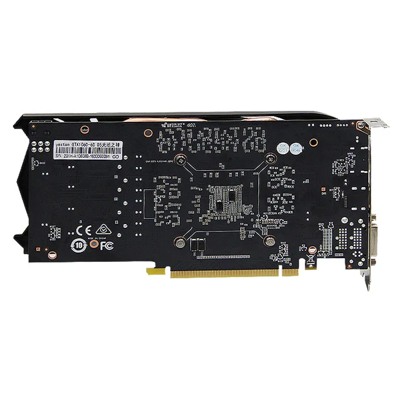 Видеокарта Yeston GTX1060 6G D5 1506 бит 1709 МГц/МГц|Графические карты| |