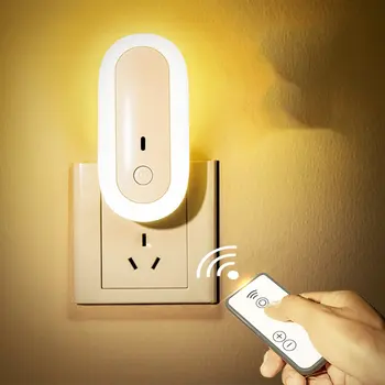 

Night Light Remote Control On/Off Baby Feeding Lamp Multifunctional USB Socket Light Smart Home Baby Room Lighting