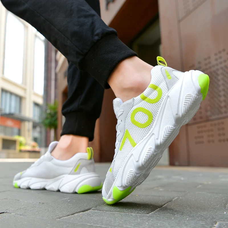 Оригинальные мужские кроссовки для бега Disruptor 2 белые легкие Air Sole Human Work Gym Racing Sports