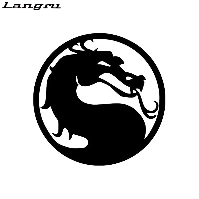 Креативная виниловая наклейка Langru для кузова автомобиля Китайская традиционная