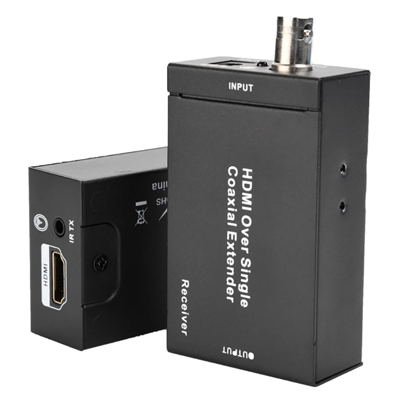 Горячая 3C HDMI удлинитель NK C100IR по одному коаксиальному кабелю 1080P HD конвертер ИК