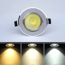 1х супер яркий Диммируемый светодиодный светильник COB Потолочный Точечный светильник 3 Вт 5 Вт 7 Вт 12 Вт потолочный встраиваемый светильник s Внутреннее освещение