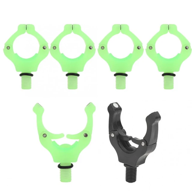 4PCS Fishing Rod Rest Holder Magnetic Bracket Head Automatic Adjustment  Fishing Rod Tail Rest Holder Fishing Accessories