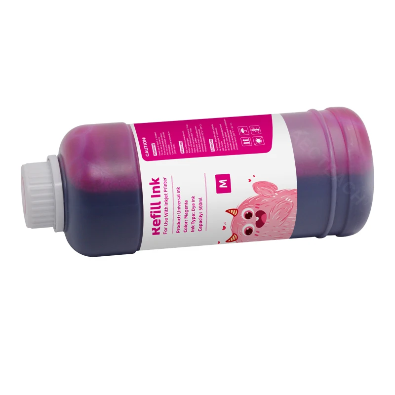 Aecteach 500ml Bottle Printer Dye Ink Refill Kits For HP 123 122 121 302 304 301 300 650 652 21 22 140 141 901 350 XL Cartridges