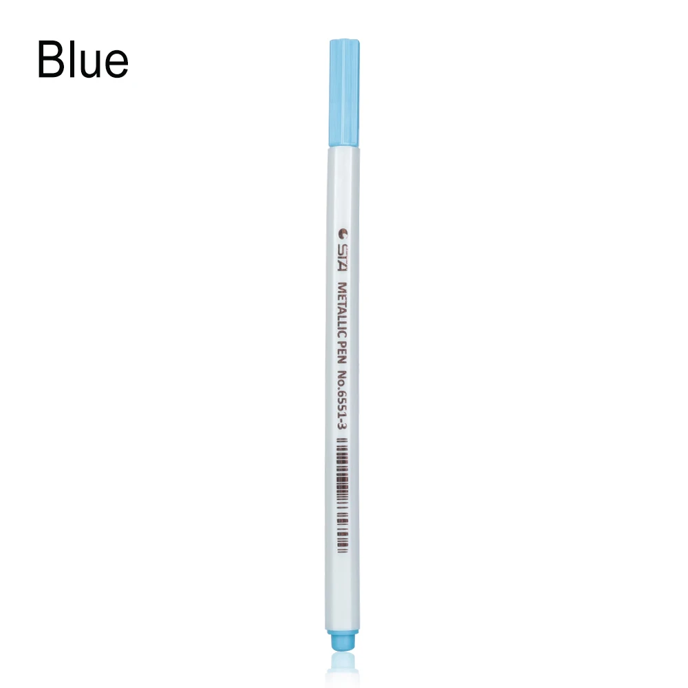 blue 1 шт разноцветная маркер для воды, мел, черная доска, акварель гелевая ручка, поделки своими руками, свадебный фотоальбом, офисные школьные принадлежности - Цвет: blue
